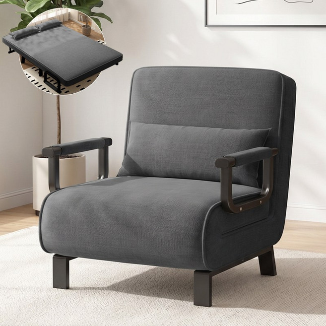 SeekFun 프리미엄 소파베드 등받이 각도 조절 3가지 모드 공간활용 소파 겸 침대 1인용 2인용