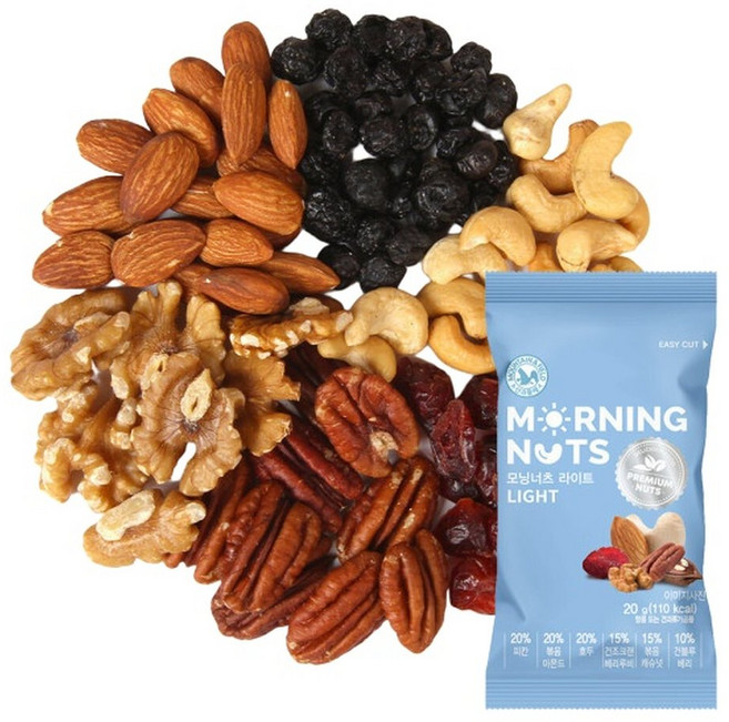 산과들에 하루 한줌 견과류 모닝너츠라이트 90봉 / 3개월분, 90개
