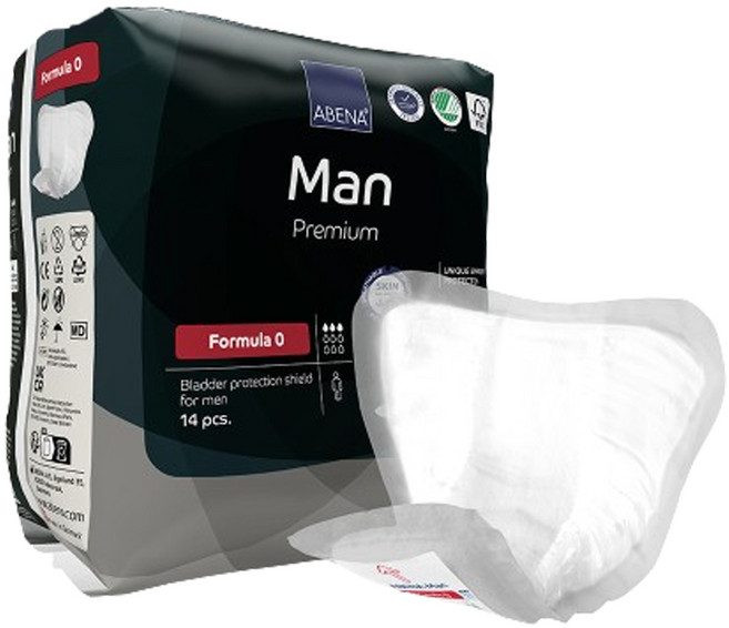 아베나 요실금패드 남성용 포뮬러시리즈 1팩, 14개입, 1개