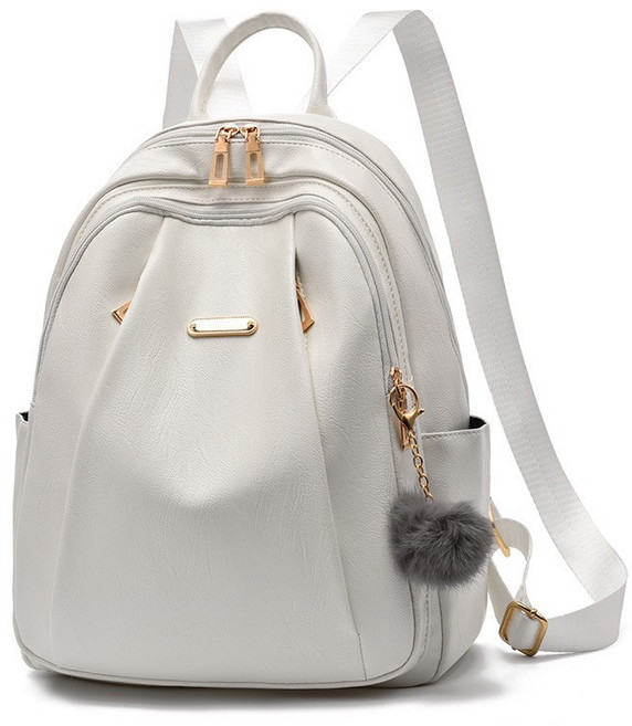 해피원 백팩 여자 2025 트렌디 가죽 여성 백팩 대용량 여행 가방