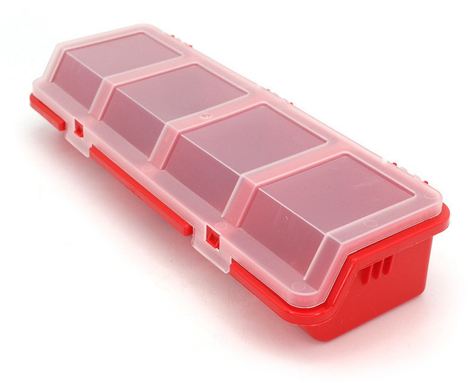 아이베란다 4칸 나사 볼트 부속함 케이스 피스통 TD 310x115mm, 1개
