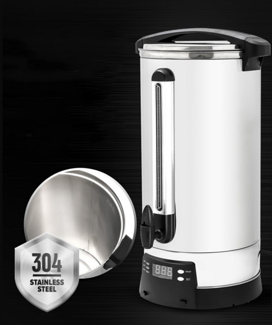 스텐레스 자동 전기 물끓이기 대형 전기포트 업소용 대용량 보온통 온수통, 15L