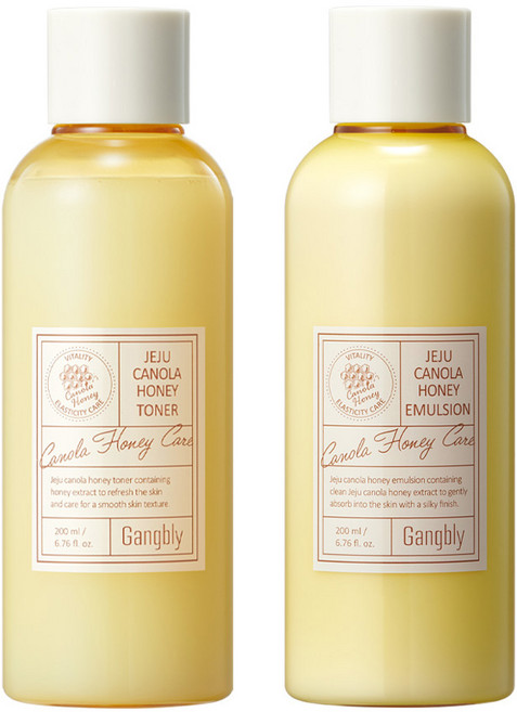 강블리 제주 유채꿀 토너+에멀전 스킨로션세트, 1개