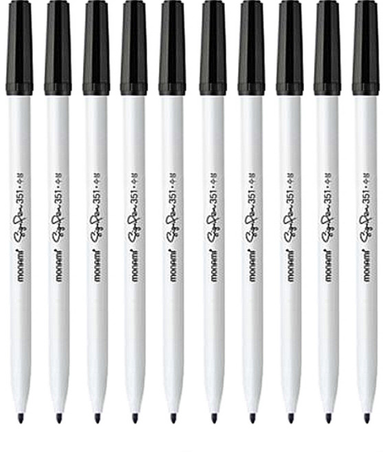 모나미 351 사인펜, 흑색, 10개