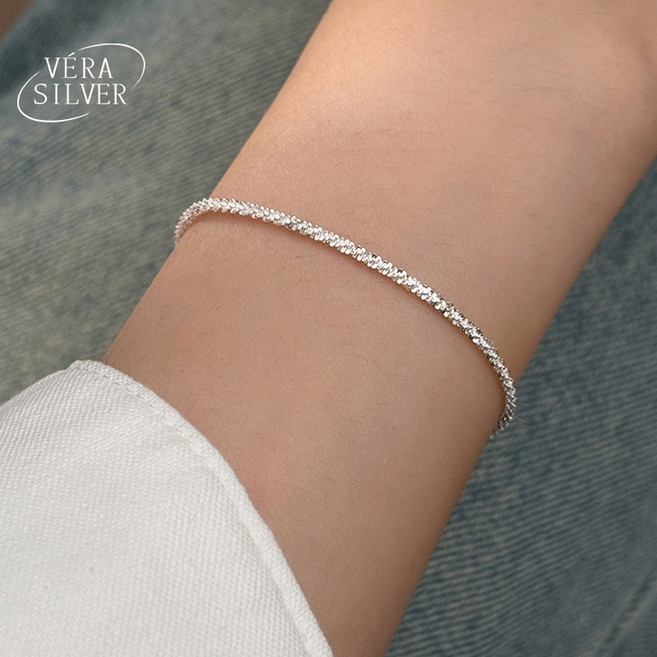 VERA SILVER 925純銀滿天星手鍊 韓國氣質簡約 小衆設計銀飾