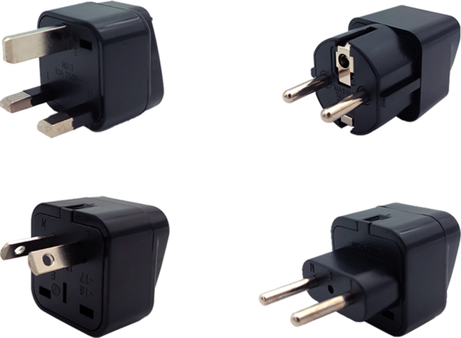 旅遊各國插座轉換頭 旅行轉接頭 通用插座, B1 澳規接地 (中國), 1個, 3.5cm