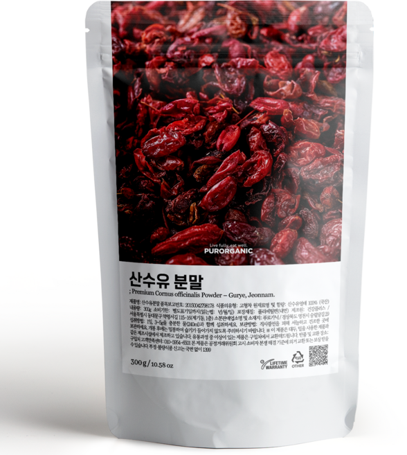 푸로가닉 구례 산수유 분말, 1개, 300g