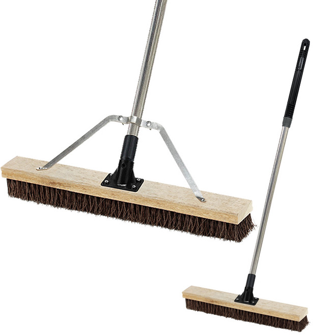 바닥솔 모음전( 바닥청소솔 욕실 목욕탕 밀대 야자수솔 스텐솔 바닥밀대 스텐자루 2단자루), 야자수바닥솔90cm+삼각대+스크류스텐120cm, 1개, 혼합색상