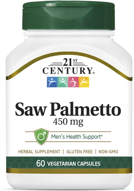 21세기센트리 쏘팔메토 450mg 베지테리안 캡슐, 60정, 1개 - 쿠팡