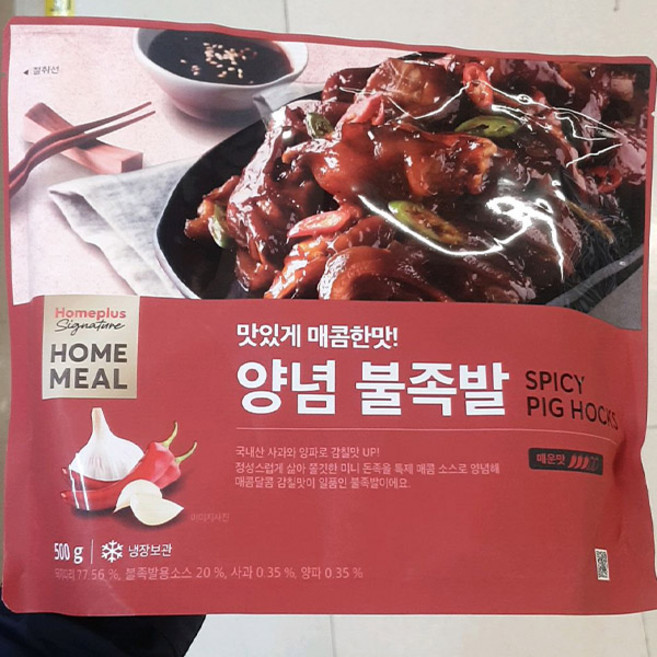 맛있게 매콤한맛 양념 불족발, 일반포장 동절기만, 500g, 1개