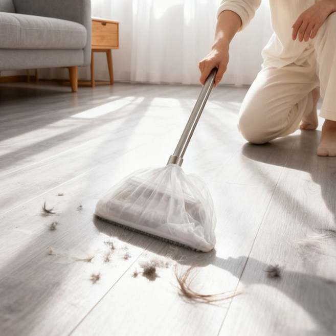 빗자루 먼지커버 일회용 정전기 청소포 바닥청소 먼지제거 리필형 청소용품, 100개