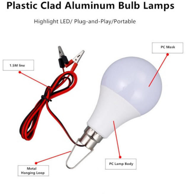 Led 전구 DC 12V 3W 라인 제어 램프 6000K 홈 인테리어용, 04 9W, 01 DC 12V To 85V