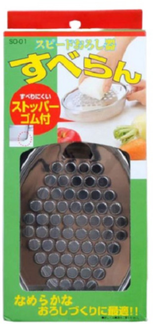 시모무라 손잡이 스텐강판(위생이유식강판일본정품), 1개