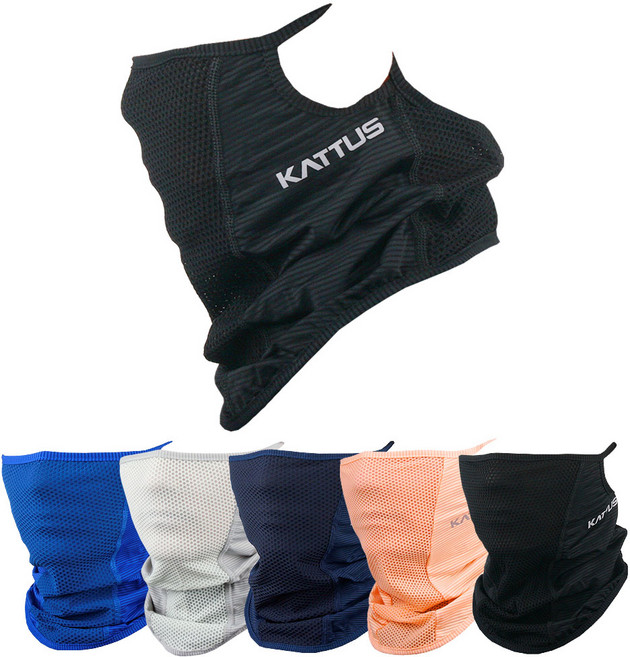 KATTUS 카투스 냉감마스크 쿨워머 멀티스카프 자전거쿨마스크 쿨스카프 넥워머 목토시 멀티스카프 디자인등록제품 KC인증완료, 그레이