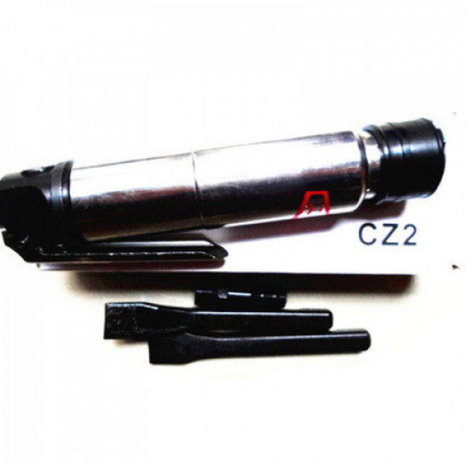 에어공구 에어 치핑기 공압 함마 슬러지 치즐 세트 CZ2(에어 삽 기본 포함), 1개