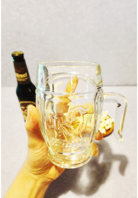 코젤 맥주잔 500cc 500ml 염소뿔잔 예쁜수입맥주컵 홈바 생맥주 호프잔 집들이선물, 1개