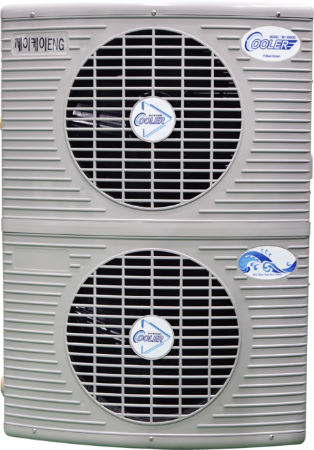 제이케이 냉각기 3마력 BF-3000G 활어수조 횟집수조 수족관 양식장 수산업 티타늄관, 1개