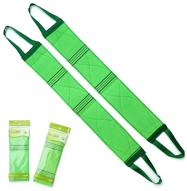 등밀이 때타올 이태리 등타올, 1세트, 2개입