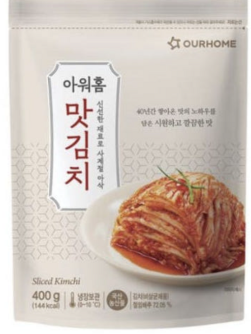 아워홈 맛김치 400g, 1개