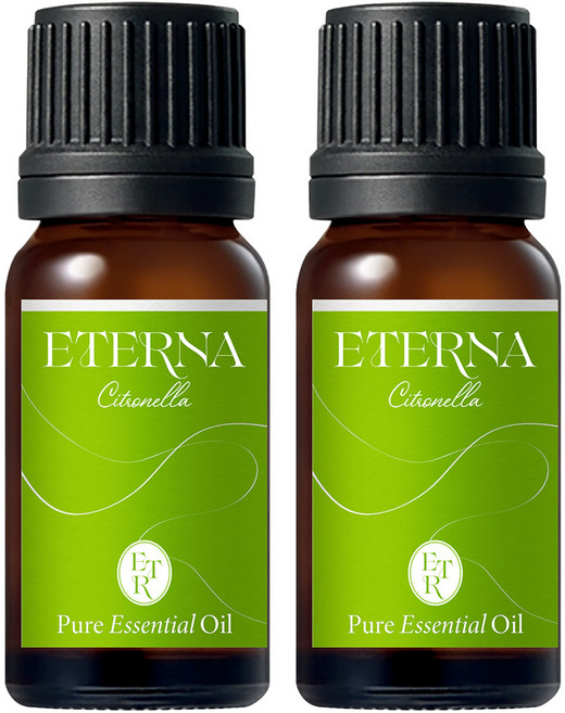에테르나 퓨어 에센셜오일 100% 아로마오일 원액, 2개, 10ml, 시트로넬라