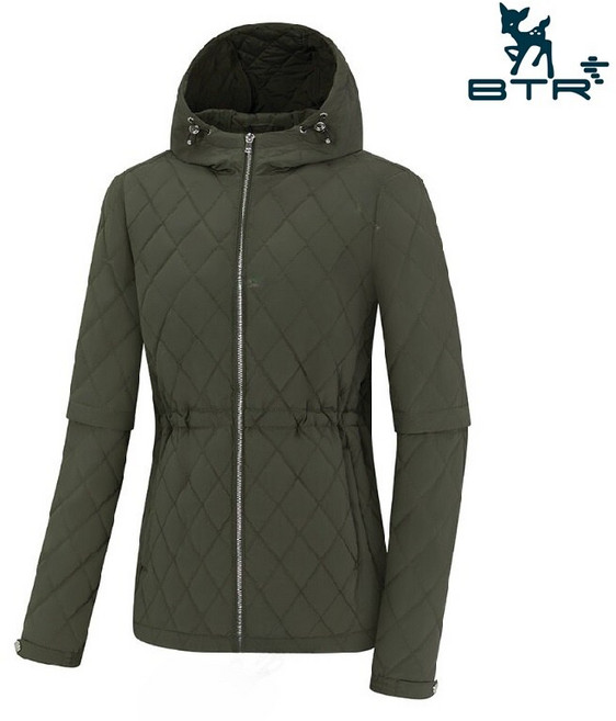 BTR 비티알 BTR 골프 간절기 여성용 소매탈부착 웰론 자켓