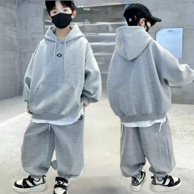 투나이언 남아 후드티 상하복세트 초등 중학생 트레이닝복 운동복 투피스 바지세트