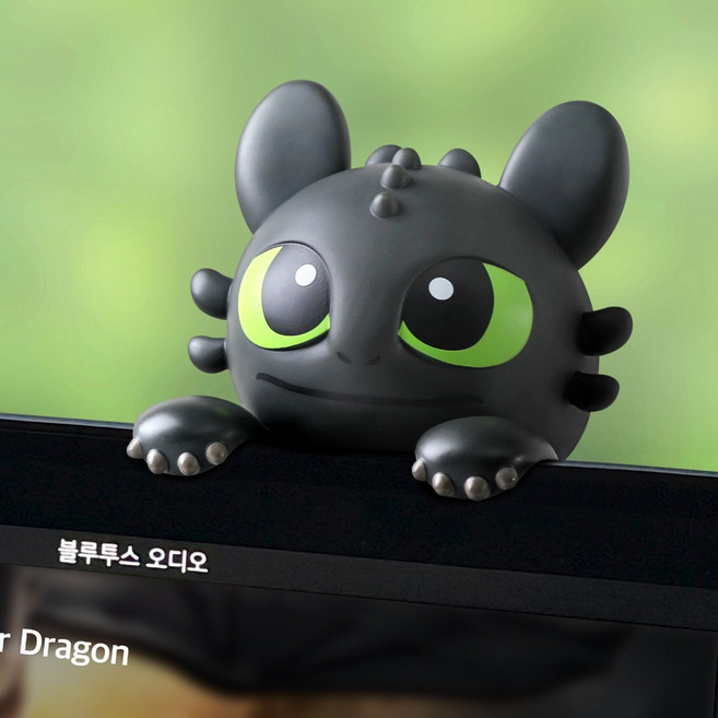 유니버셜 투슬리스 모니터 방향제 디퓨저 네비게이션 걸이 드래곤길들이기, 그린플로럴, 1개, 3.5ml