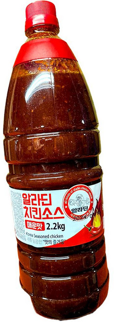 알라딘 매운 양념치킨 소스 2.2kg 8개 업소용