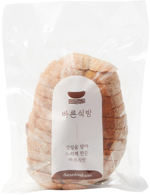 바른식방 무화과치즈 통밀 깜빠뉴 (유기농 통밀), 1개, 400g