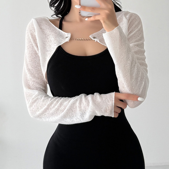 글램디브 누아흐 여리핏 여성가디건 AC0201