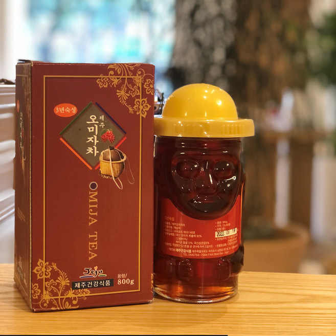 [당근말밥제주] 제주건강식품 3년숙성 오미자차 800g, 1개입, 1개
