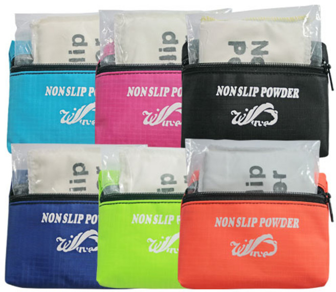 웨이브 자이언트 파우치 + 논슬립 파우더 볼링용품 볼링악세사리, 스카이블루, 1개