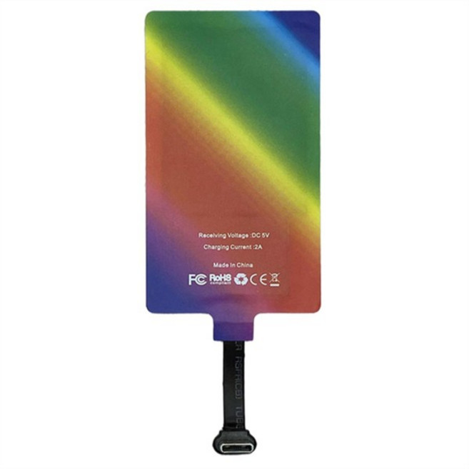 무선 충전 리시버 모듈 안드로이드 Qtandard용 범용 포트 10W 5V 2A, As Shown TypeC, 한개옵션1