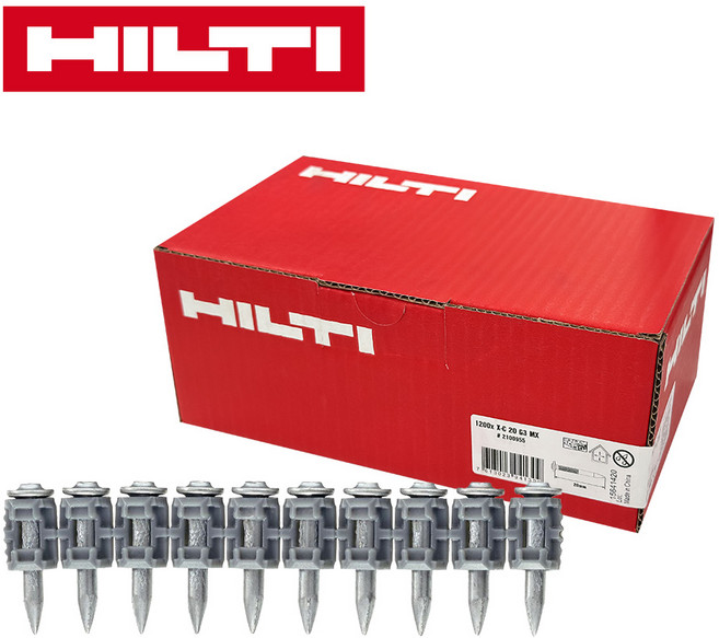 HILTI 힐티 가스핀 1200발 타정못 타정기핀 20mm X-C G3 20MX GX3 GX120 공용
