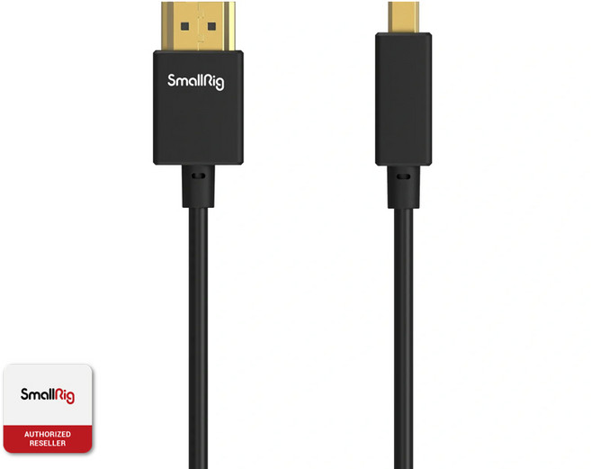스몰리그 울트라 슬림 4K HDMI 케이블 D to A 타입 55cm, 1개, 3043B