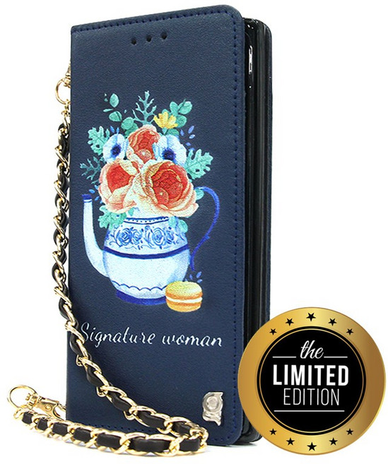 한정판매 고품질 천연소가죽 시그니처우먼 탈착가능한 고급스트랩과 완벽한지폐수납 카드분실방지기능