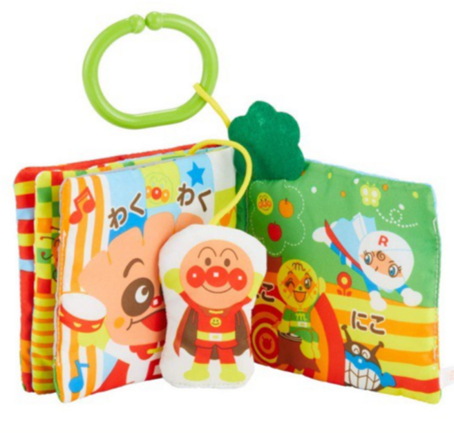 Anpanman 麵包超人安撫布書 迷你故事布繪本 柔軟安全材質