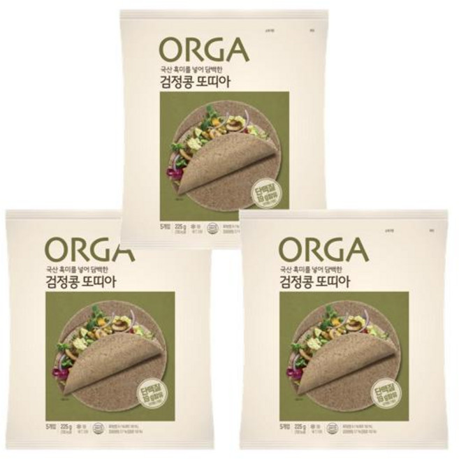 풀무원 검정콩또띠아 225g 3개