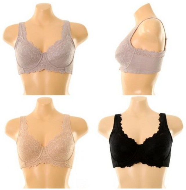 비너스 [할인중] 탄탄한 하드타입 기능성브라 넓은날개로 지지력과 군살커버 3컬러택1 빅사이즈 큰컵