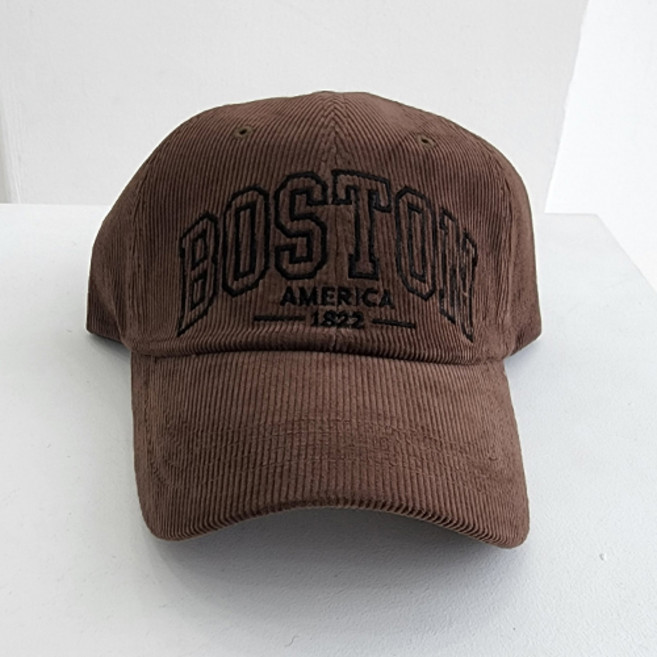 한스모자 코듀로이볼캡 골덴모자 겨울 보스턴 야구모자