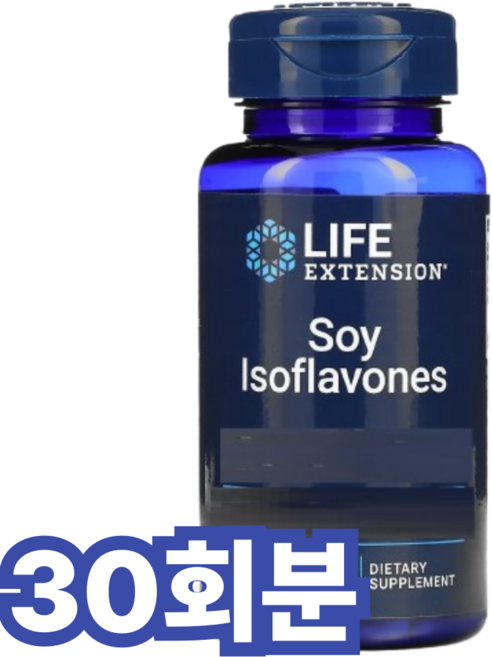 라이프익스텐션 슈퍼 앱소버블 소이 이소플라본 베지테리안 캡슐, 30회분, 1세트