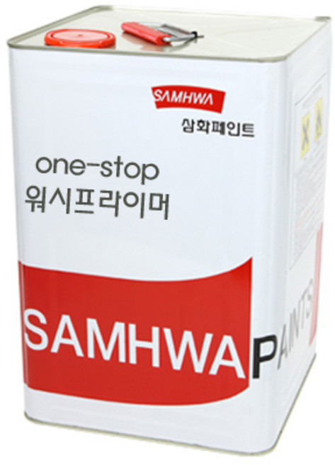 삼화페인트 방청도료 원스탑 워시프라이머, 1개, 적갈색, 18L