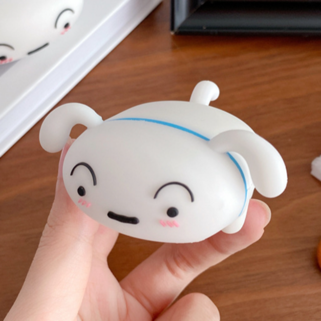 개구쟁이친구들 에어팟케이스 프로1 프로2 전용 + 에어팟 청소키트, 강아지전신, 에어팟PRO1/2겸용, 1개