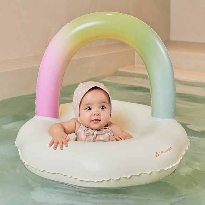 스윔어바웃 무지개 구름 보행기 튜브, 무지개 구름 보행기 튜브 (PB01), 1개, 무지개 구름 보행기 튜브 (PB01)