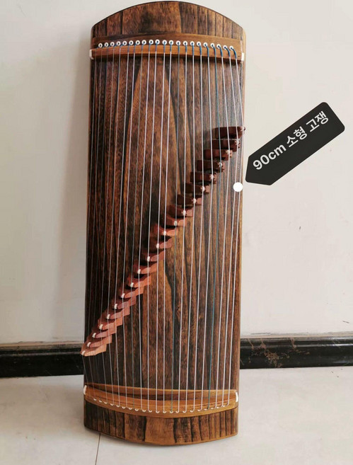 입문용 가야금 취미용 악기 나무 휴대용 전통 고급 초보자 미니 교육용 거문고 대금, 90cm 소형 오동나무 기본, 1개