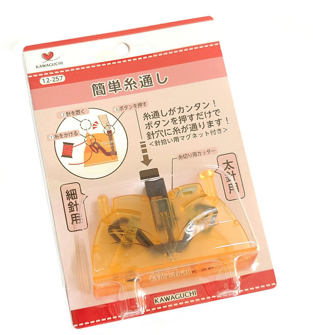 쏘잉스타 가와구찌 원터치 자동실끼우기 자동실꿰기 편리하게 실끼우기 12-257, 1개