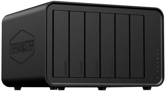 TERRAMASTER F6-424 Max NAS 스토리지 - 6Bay Core i5 1235U 10코어 12스레드 8GB DDR5 RAM 듀얼 10GbE 포트 비즈니스를