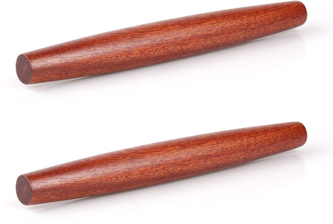 옻칠 나무 밀대 반죽밀대 베이킹밀대 제빵밀대 우드밀대 홍두깨, 2개