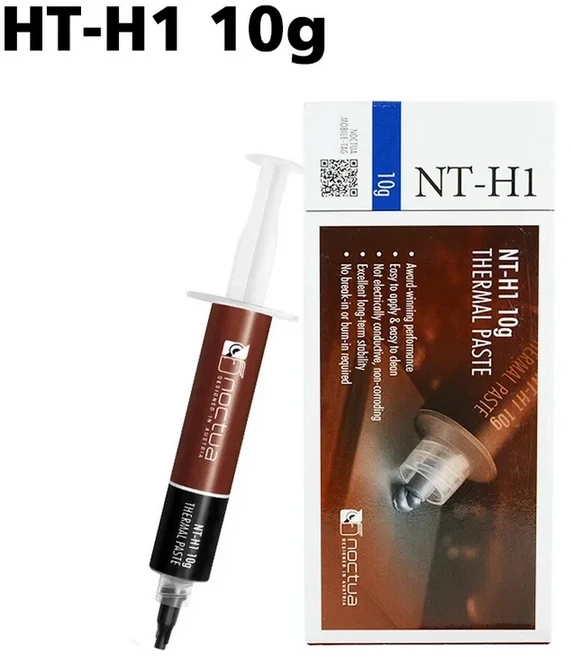 Noctua NT-H1 NT-H2 3.5g 10g 노트북 그래픽 CPU 열 전도성 그리스 섀시 라디에이터 용 열 전도성 그리스, 03 H1 10g