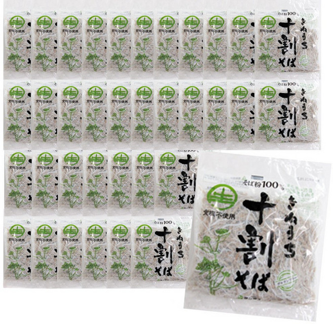 기네우치 메밀소바 (면만), 10개, 150g